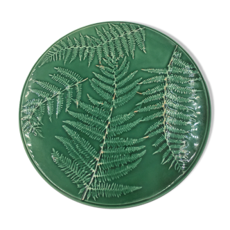 Presentation plate Val d'or fern decoration