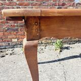 Farmhouse table with drawer and extension