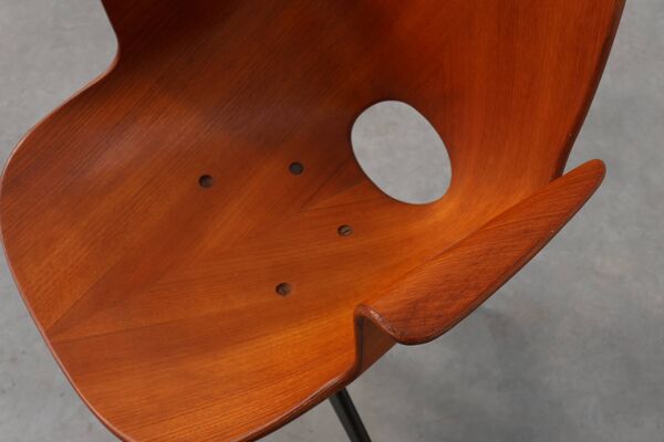 Chaise de bureau Medea de Vittorio Nobili pour Fratelli Tagliabue, Italie 1950