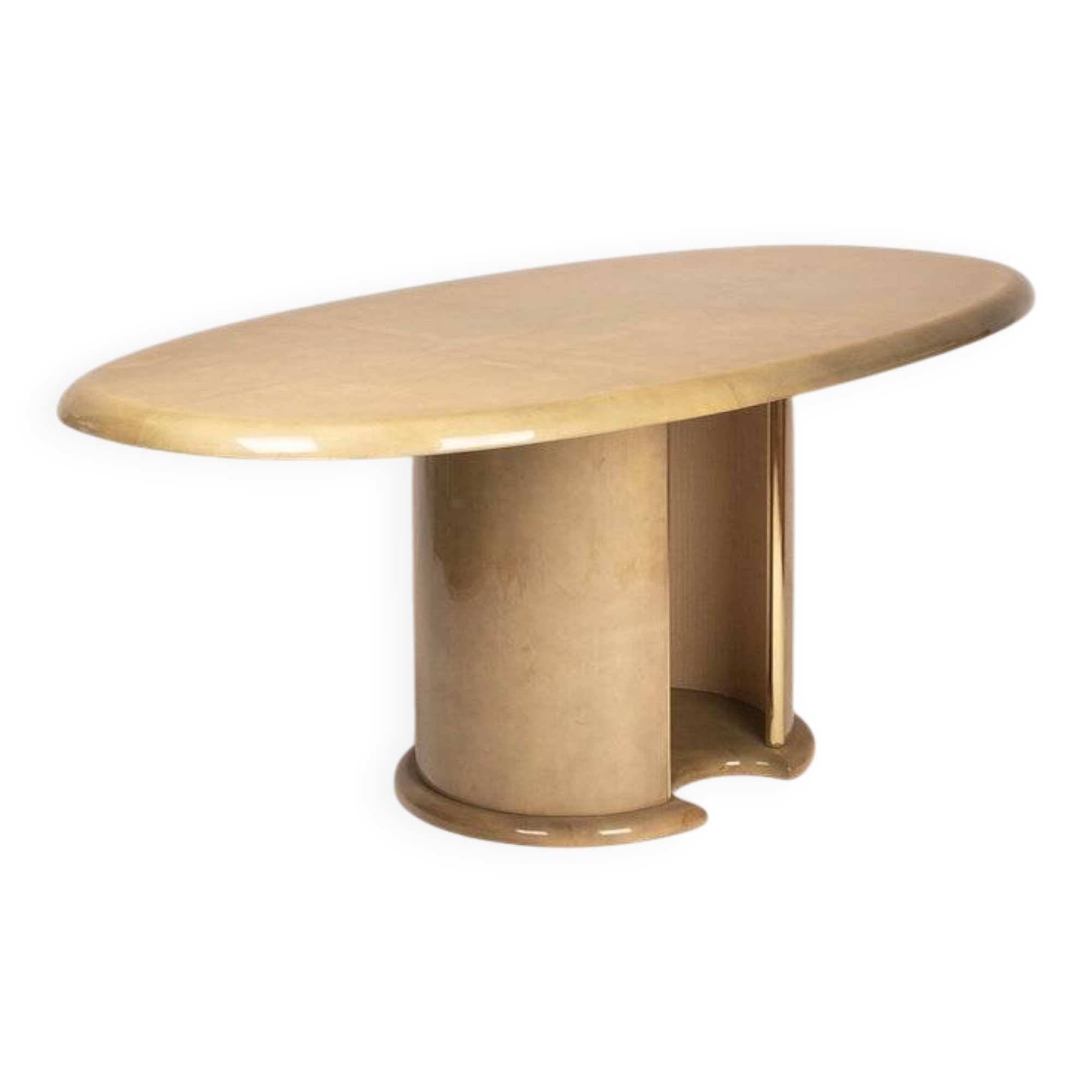 Angelo Mazzola parchment table produced by Ar.Vi Salpol