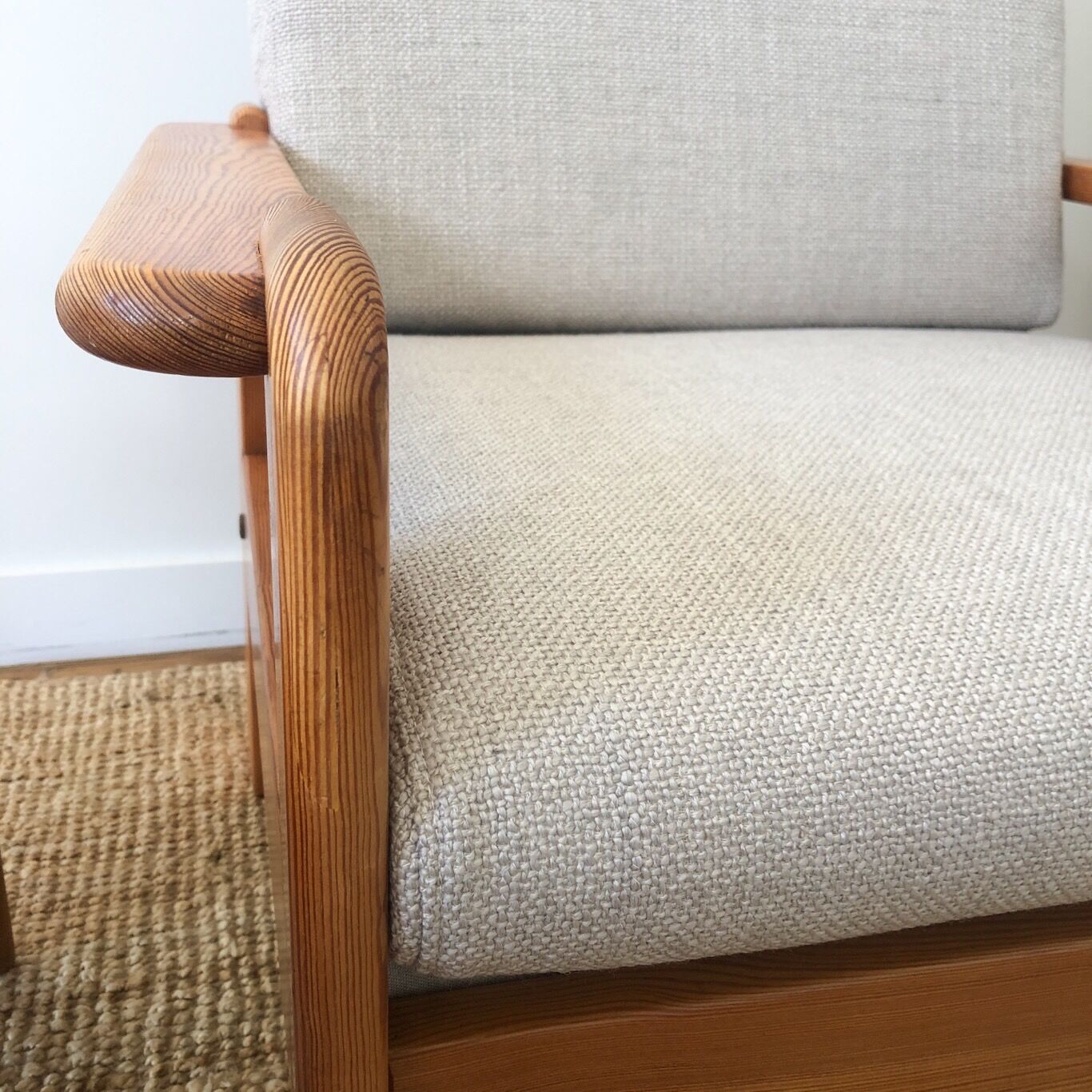 Swedish pine armchairs