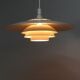 Five tiered pendant from Denmark 1960s