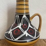 Vase from West Germany in ceramic from the 1960s.