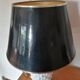 Vintage white and gold ceramic pineapple lamp