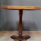 Square solid wood bistro table