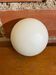 Antique Ceiling Light Sconce White Opaline Ball Vintage #C611