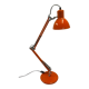 Orange vintage desk lamp