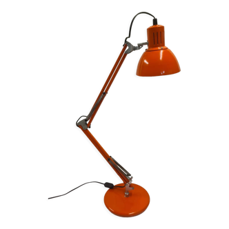 Orange vintage desk lamp
