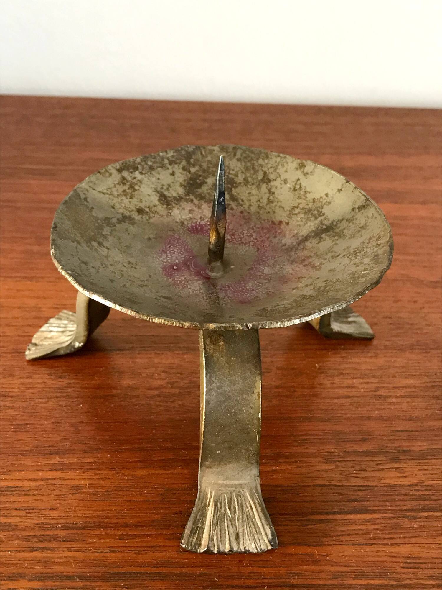 Vintage wrought iron candle holders from the 70s