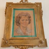 Wooden frame knot ribbon 68 x48