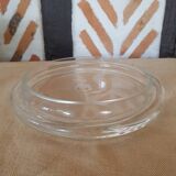 Glass bell and dish