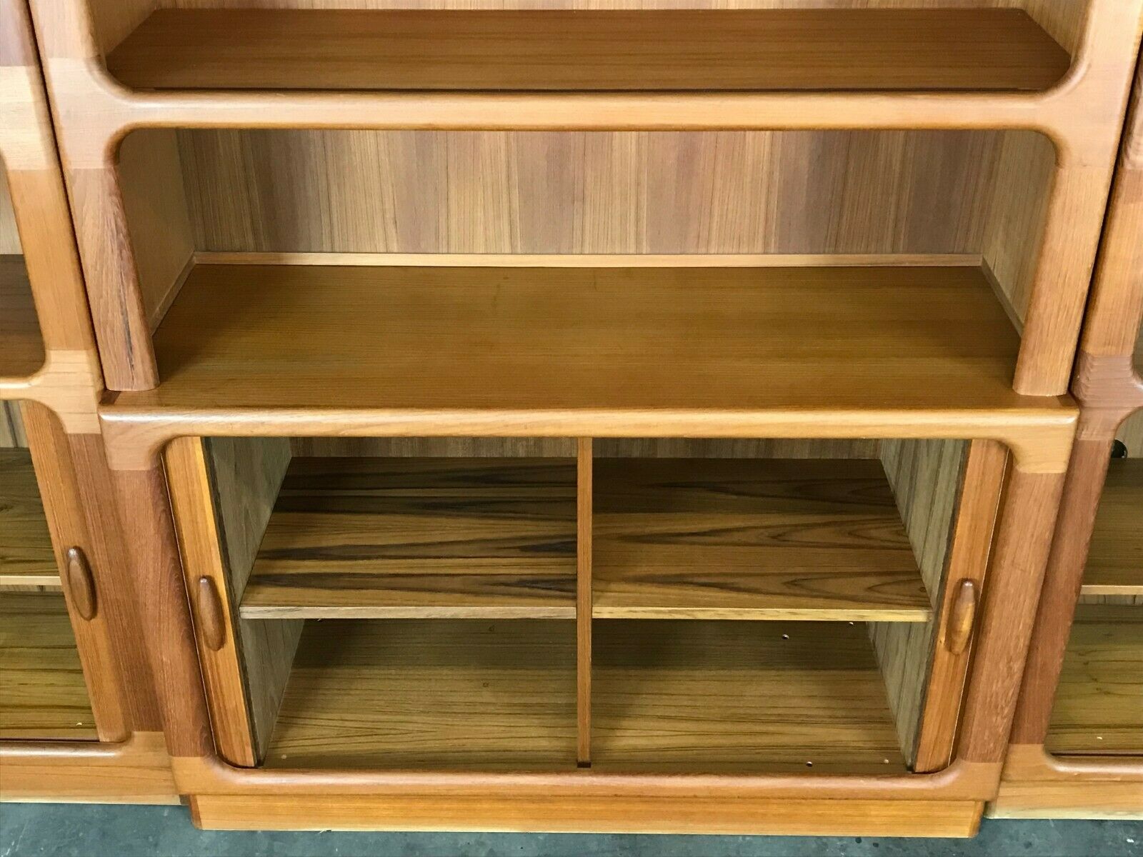 70s Dyrlund teak shelf wall unit Danish Modern Design Denmark