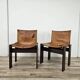 Pair of Monk chairs by Afra and Tobia Scarpa for Molteni, 1970