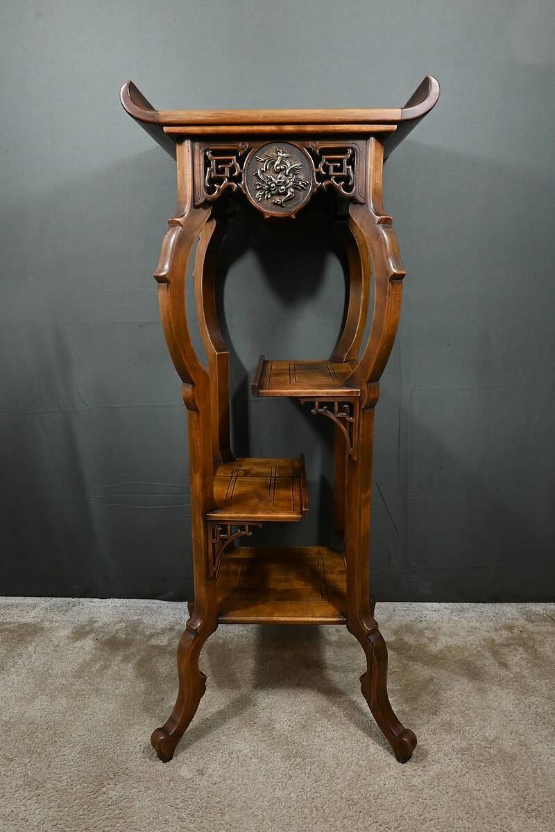 Large Asian Stool in the Viardot style – Late 19th century