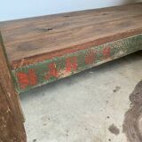 Wooden carpenter's workbench