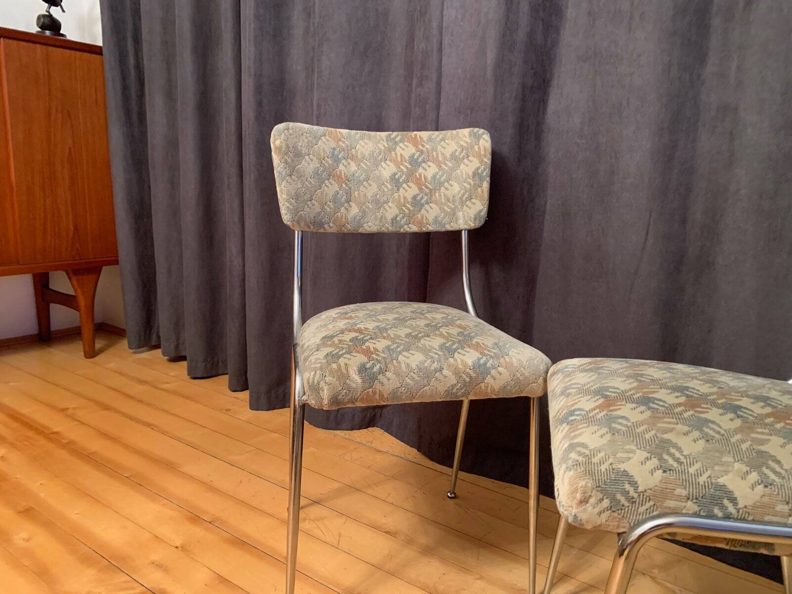 Set of vintage Italian chairs, 1950s