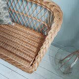 Rattan chest bench