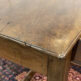 19th-century desk in walnut and oak