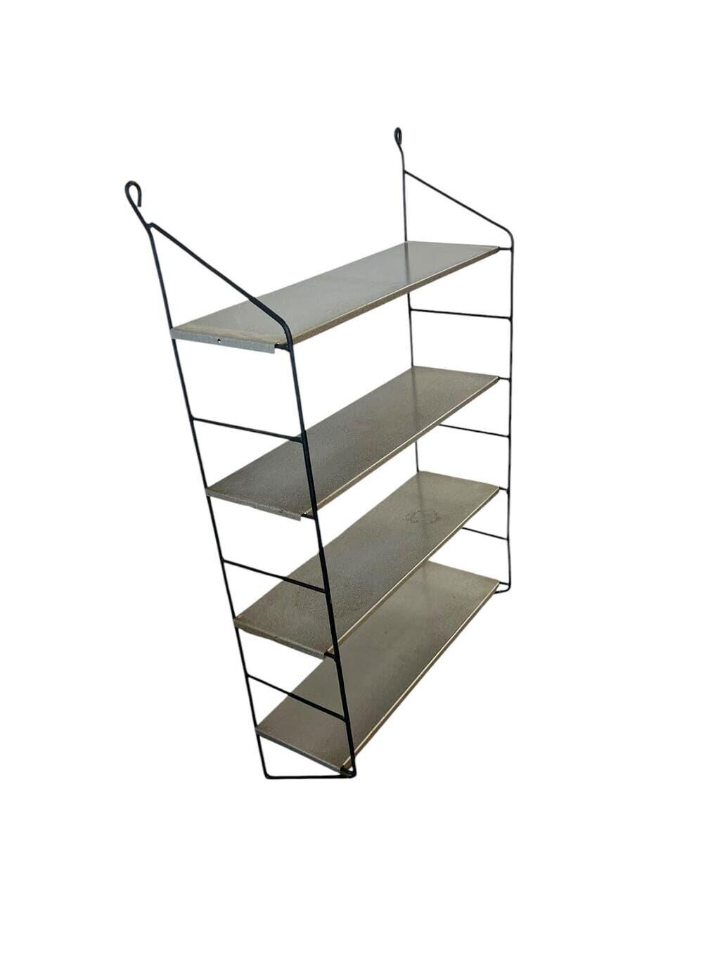 Vintage metal wall shelf/shelf/coatrack