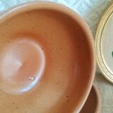 Set of two bowls sandstone pots Digoin France