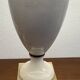 Pair of Art Deco marble and brass lamps