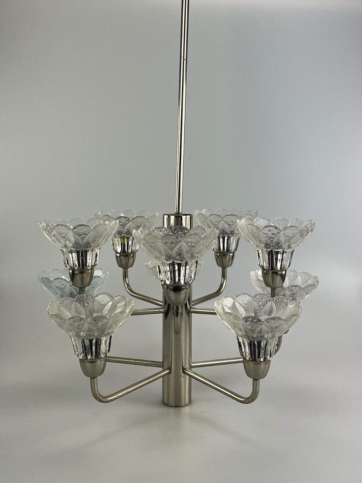 60s 70s chandelier glass space age design