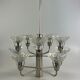 60s 70s chandelier glass space age design