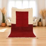 Handmade Moroccan rug in wool 3 x 2 m