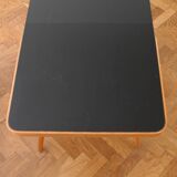 1960's Mid Century Coffee Table with a black opaxite glass by Jiri Jiroutek