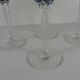 Lot de 4 verres à vin Roemer en verre soufflé
