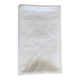 Vintage tablecloth with hand-embroidered initials "yf" - cotton satin - 160x160cm