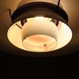 Louis Poulsen / Poul Henningsen “PH 5” pendant lamp with glass diffuser / Mid-century Danish modern design / PH5