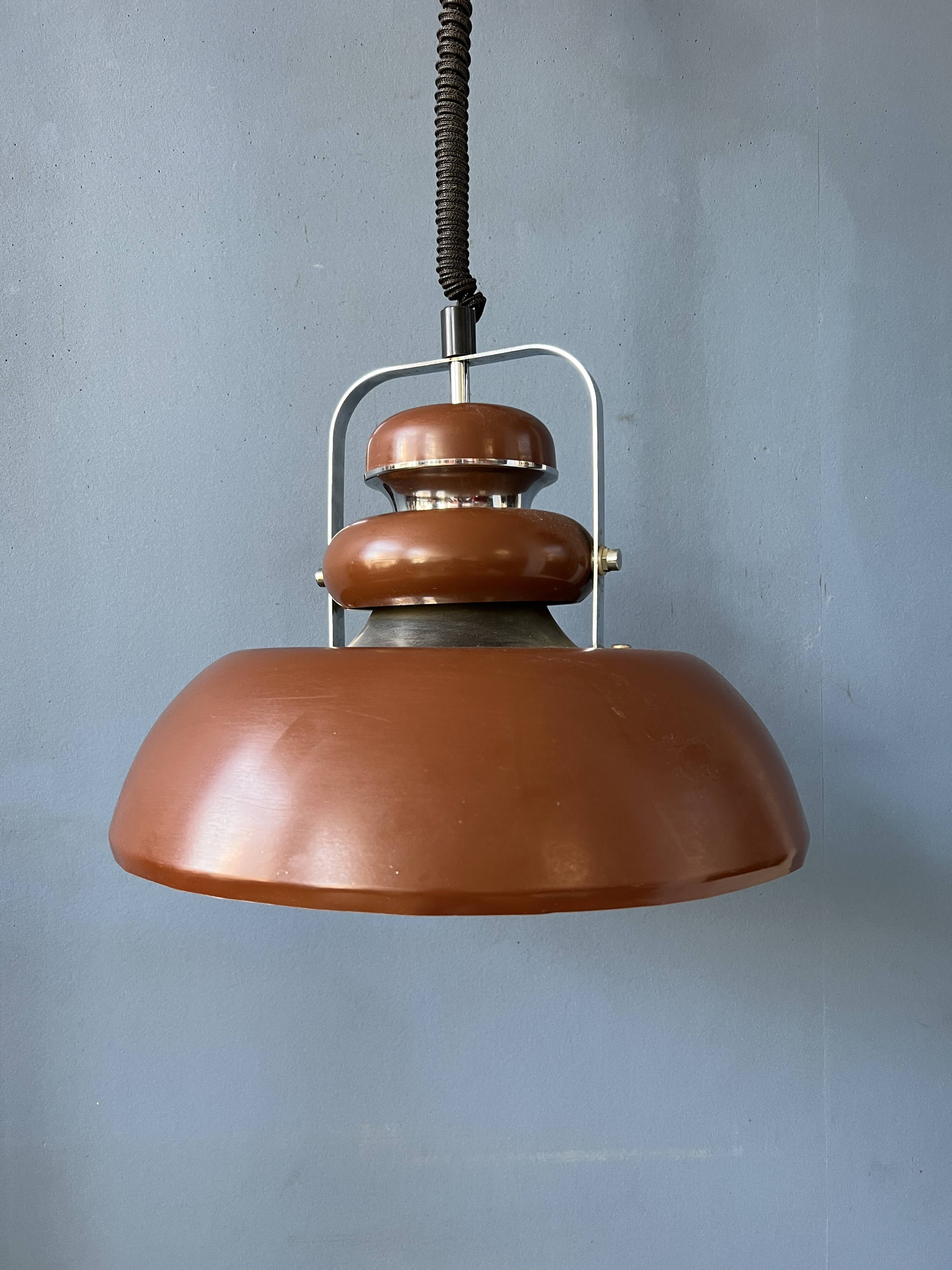 Vintage Anvia space age pendant lamp