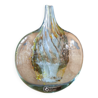 Michael Harris blown glass soliflore vase, 1933-1994