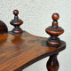 Vintage 60s turned wooden shelf