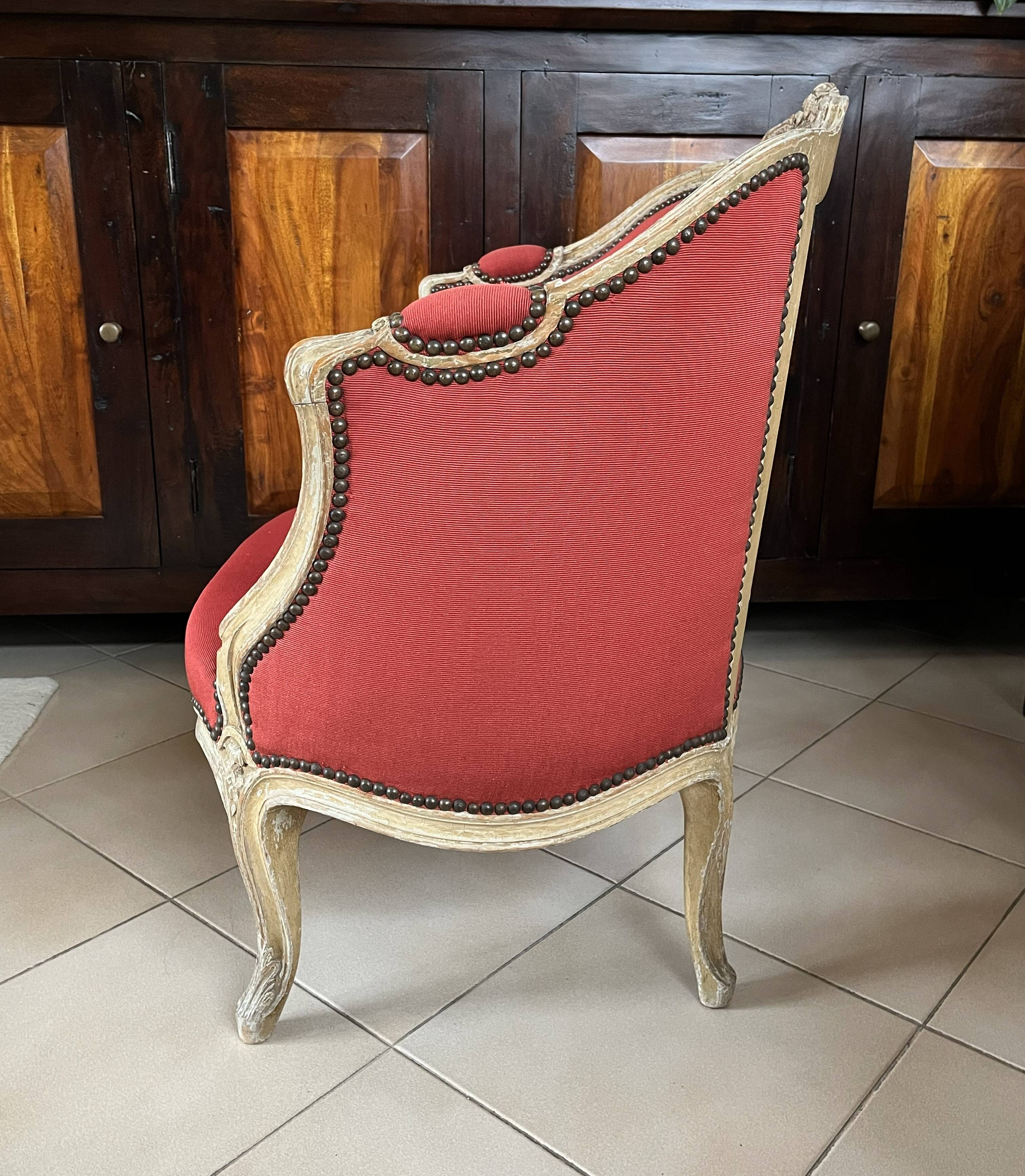 Napoleon III convertible armchair