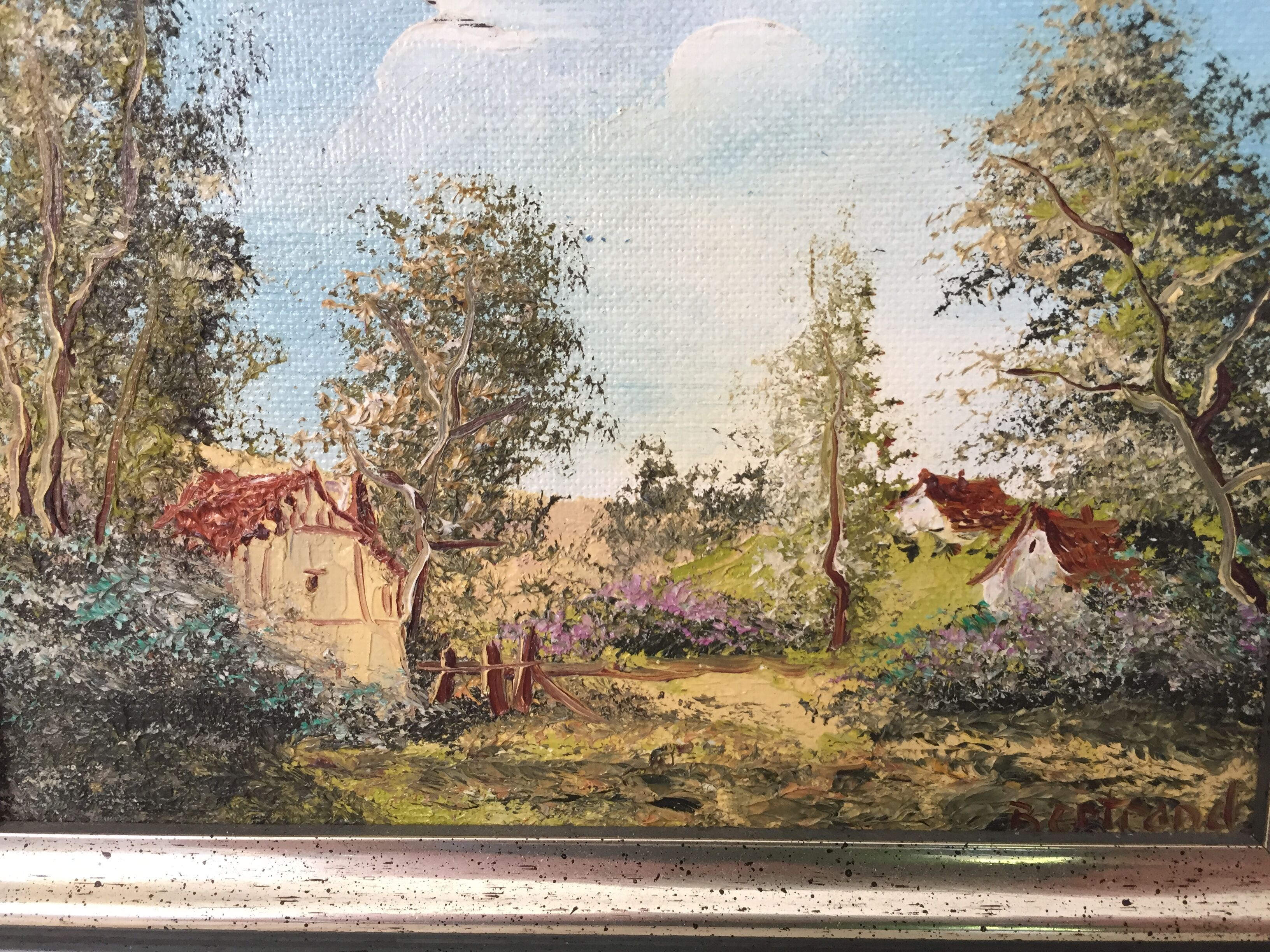 Landscape painting by Bertrand