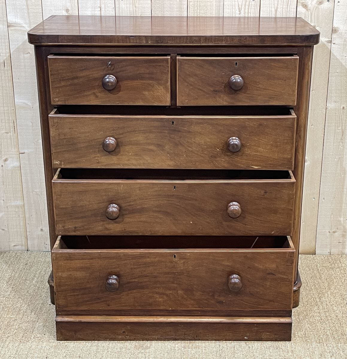 Commode victorienne xixème en acajou