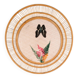 Decorative rattan tray