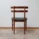 Chaises à manger du milieu du siècle en teck par Poul Hundevad