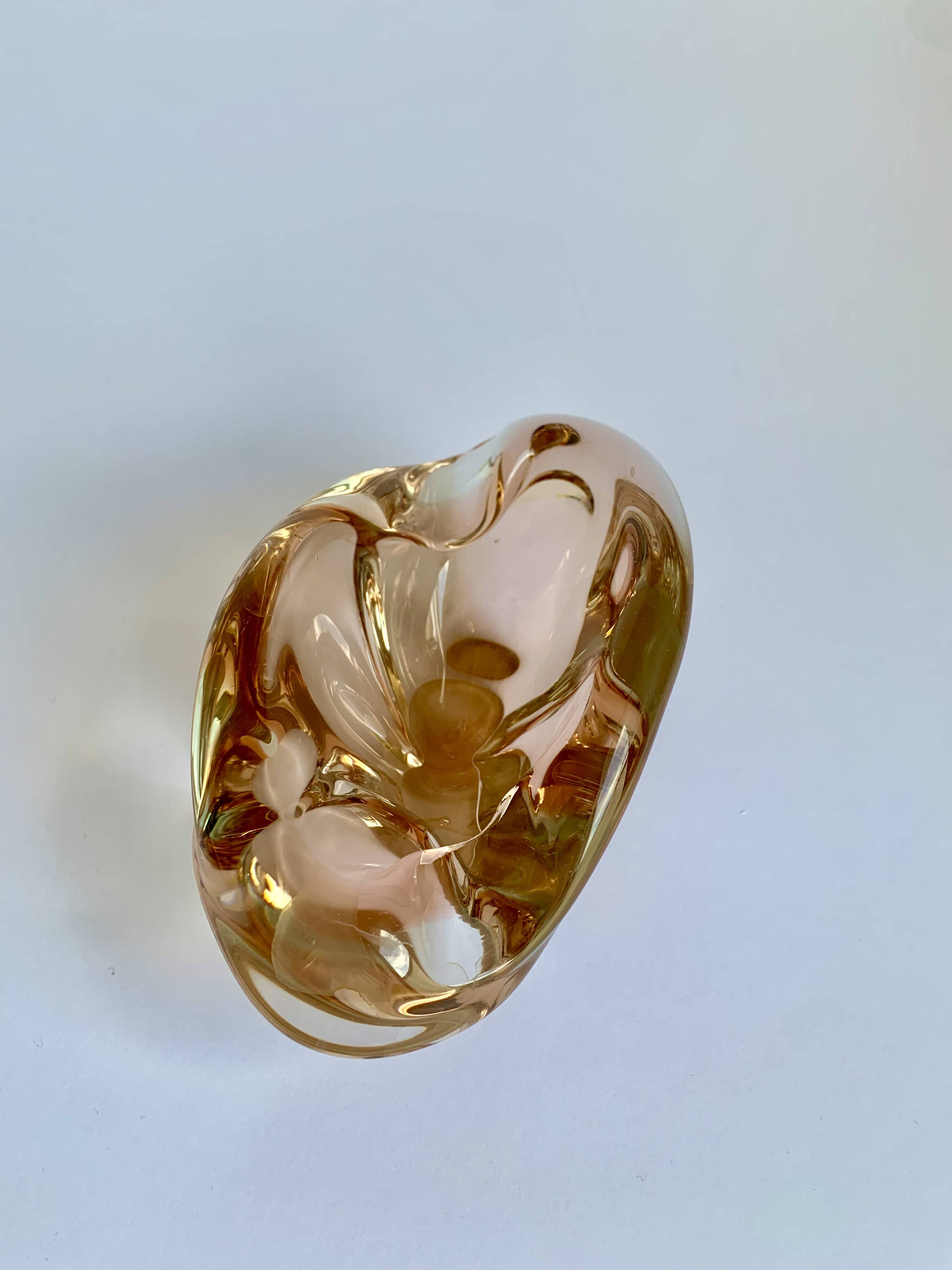 Cendrier par Jozef Hospodka pour Chribska Sklarna, 1960s