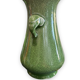 Vase en céramique craquelée verte anses éléphant Chine XXeme