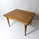 table basse d'appoint en bois pieds compas Design années 1950/60