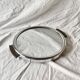 Vintage round mirror tray