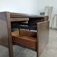Large Scandinavian executive desk in solid walnut.