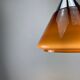 Brown glass pendant by Hustadt Leuchten, 1960