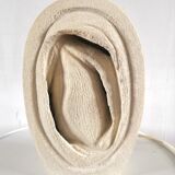 Stone lamp signed Arsène Galisson 70s