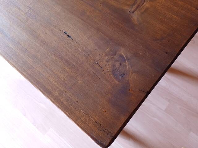 Art Deco desk or side table from the 1930s, vintage, solid wood