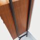 Vintage Italian modular bookcase in teak, metal and melamine