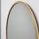 Art Deco Copper‑Plated Metal Mirror, Belgium ca. 1925